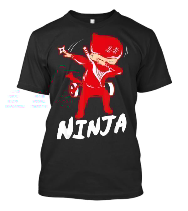 Ninja Dabbing Funny Martial Arts Star T-Shirt