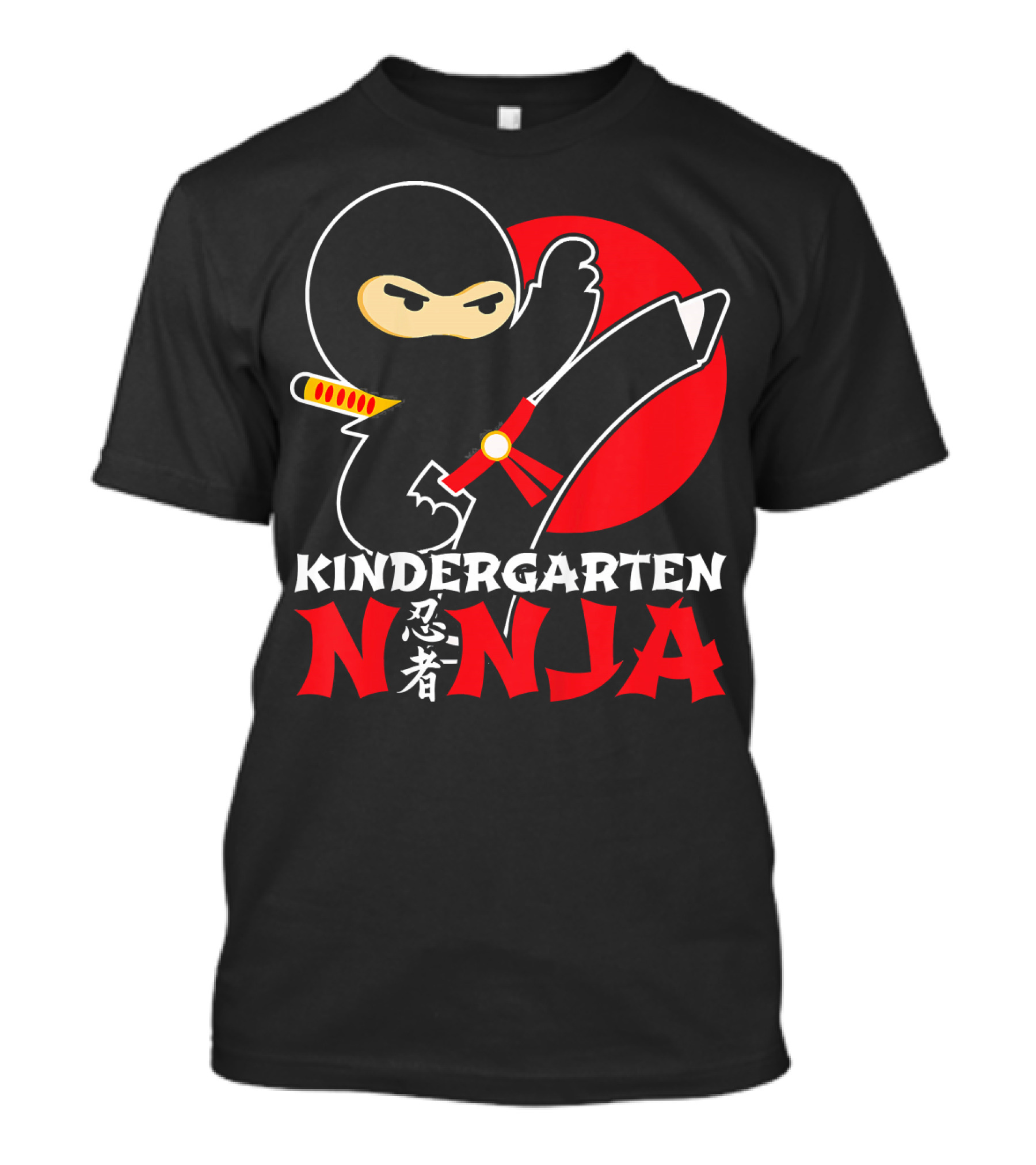 Kindergarten Ninja First Day Of School T-Shirt