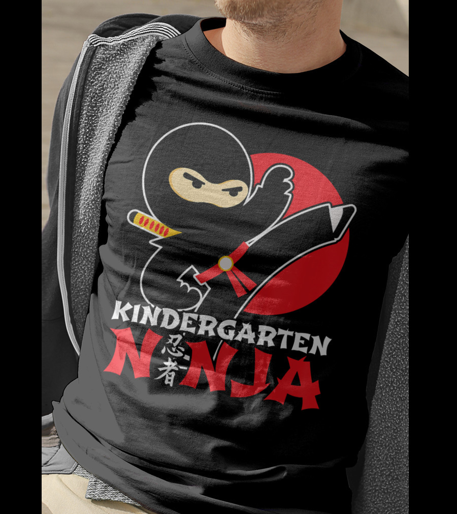 Kindergarten Ninja First Day Of School T-Shirt