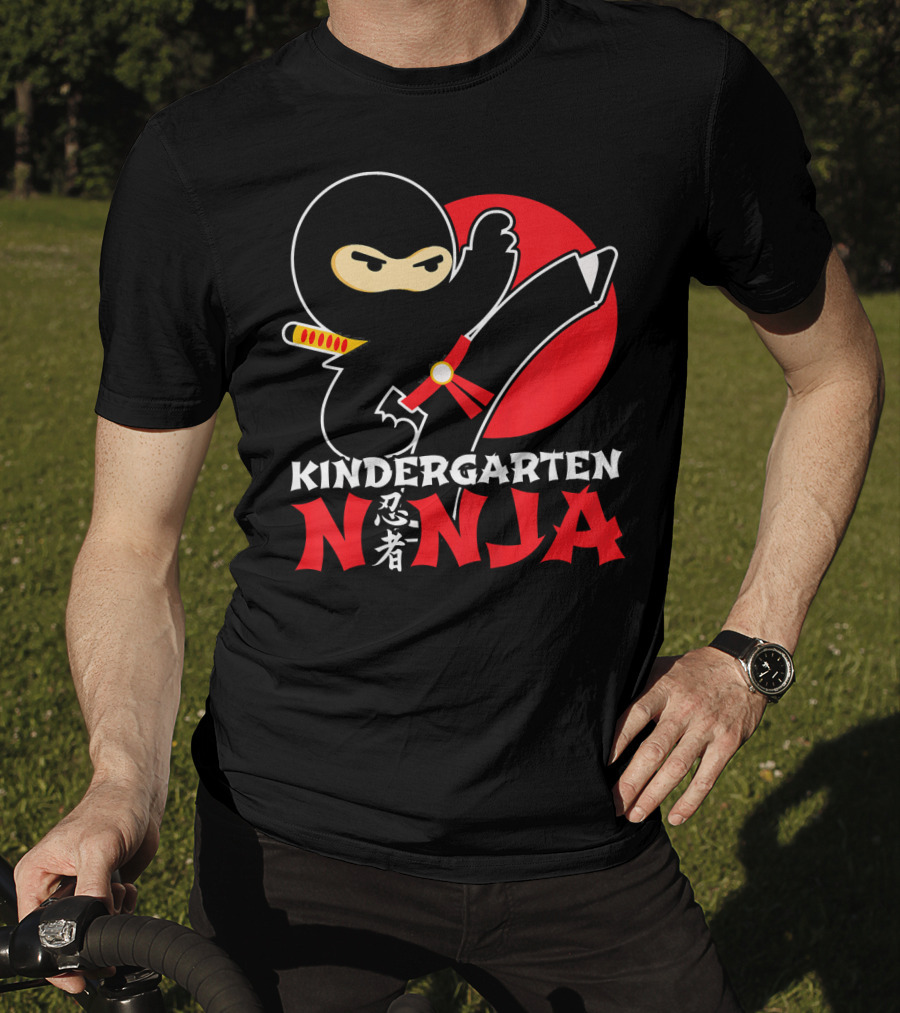 Kindergarten Ninja First Day Of School T-Shirt