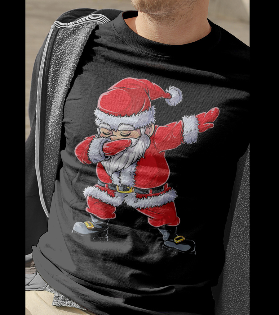 Christmas Santa Claus Dabbing T-Shirt