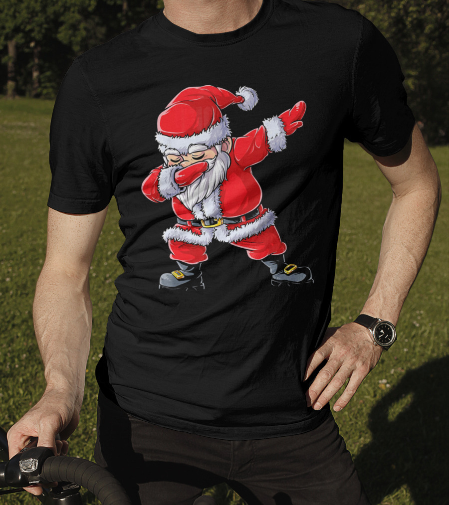 Christmas Santa Claus Dabbing T-Shirt