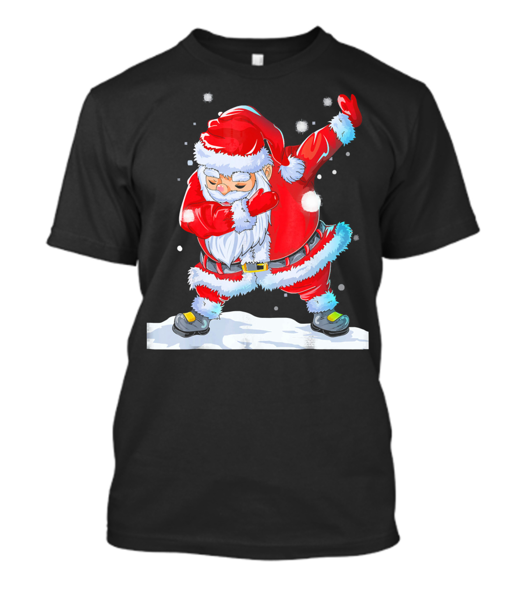 Dabbing Santa Claus Christmas Funny Festive Pose T-Shirt