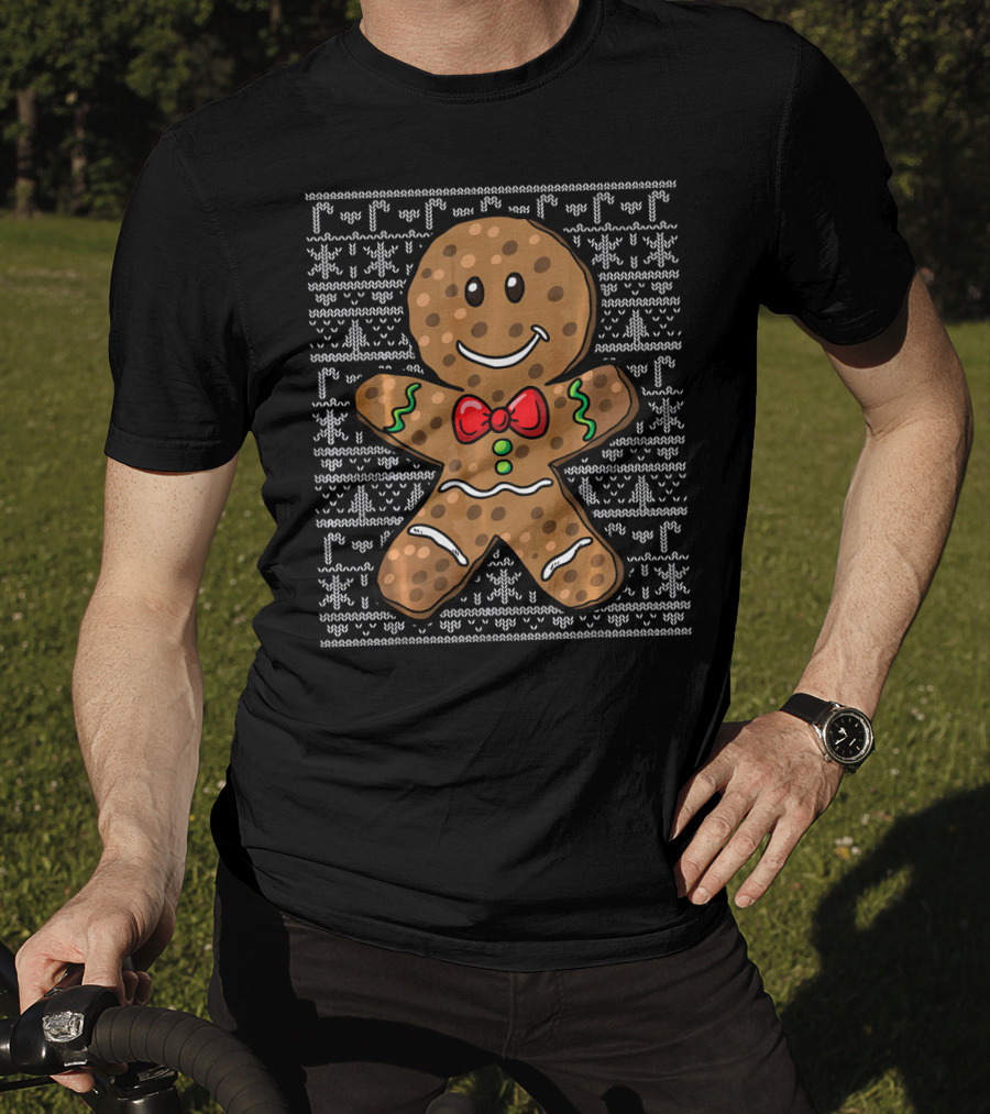 Gingerbread Man Christmas Holiday T-Shirt