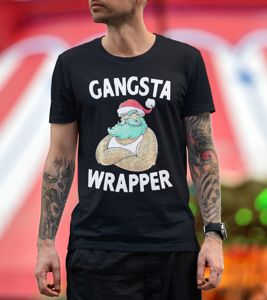 Gangsta Wrapper Santa Claus Original Gangsta Wrap T-Shirt