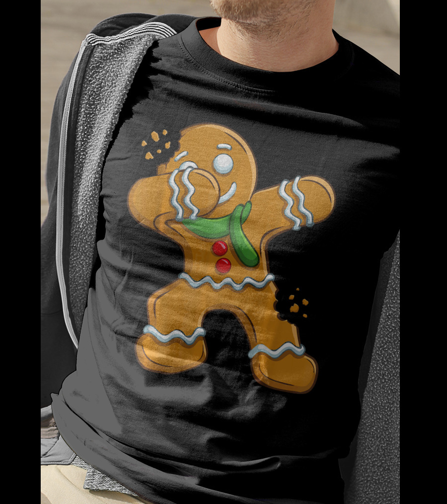 Dabbing Gingerbread Man Christmas Cookies Dance T-Shirt