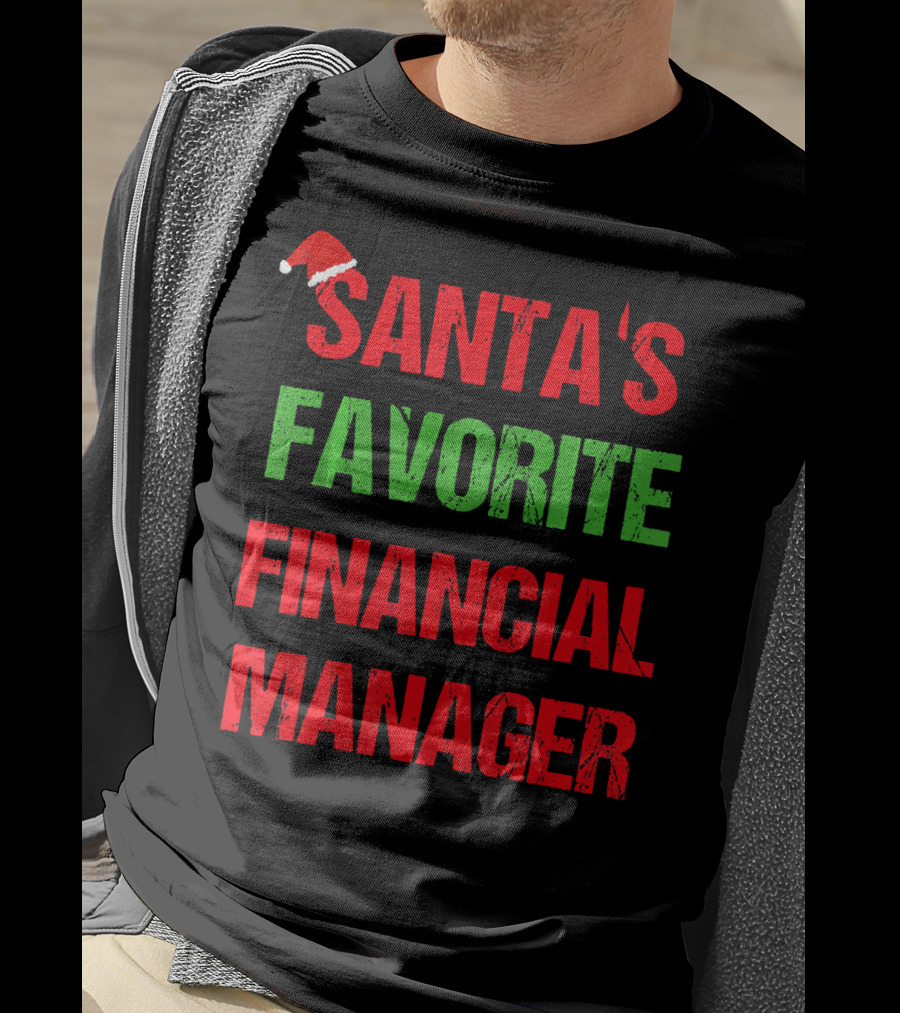 Santa's Favorite Financial Manager T-Shirt
