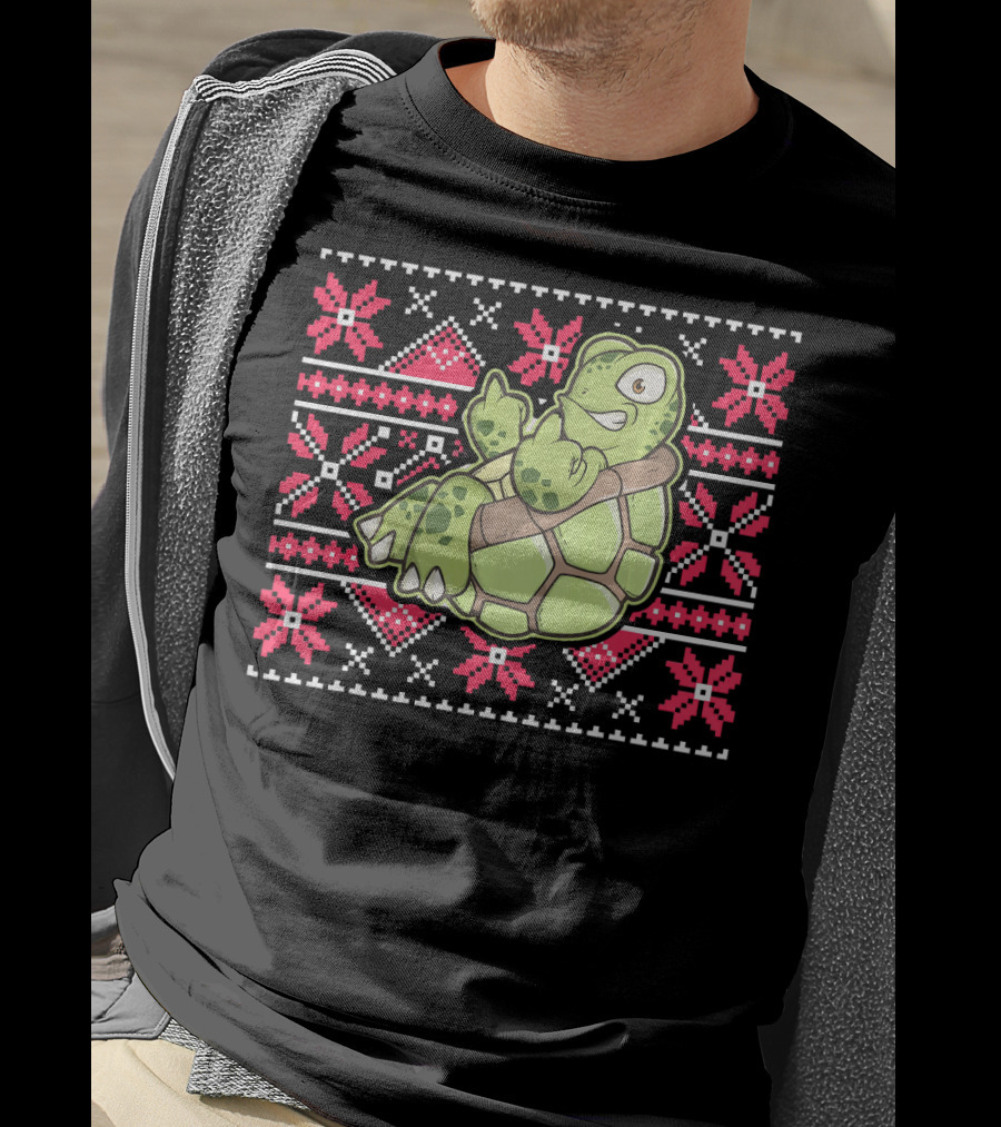 Ugly Christmas Turtle T-Shirt