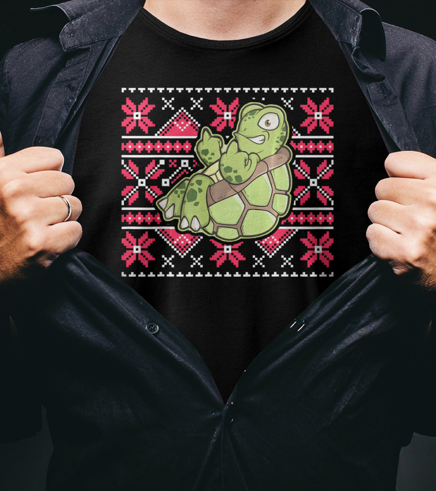 Ugly Christmas Turtle T-Shirt