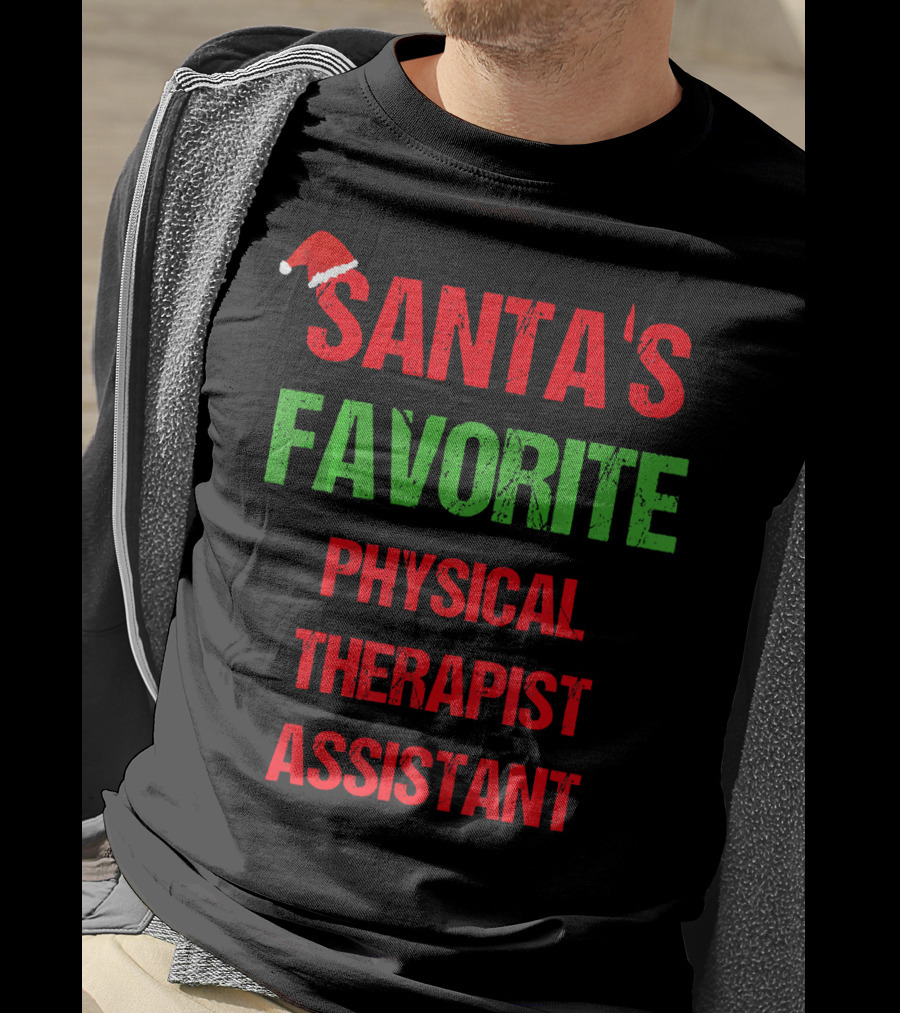 Santa's Favorite Physical Therapist Assistant T-Shirt