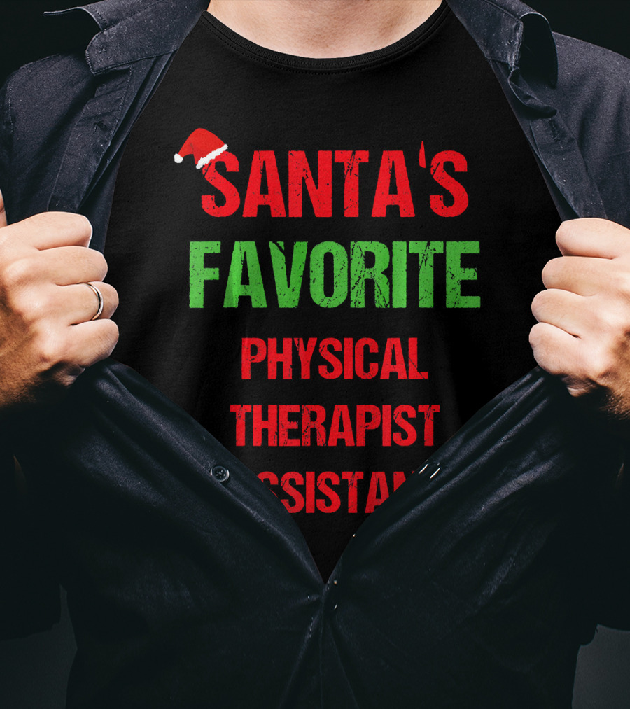Santa's Favorite Physical Therapist Assistant T-Shirt