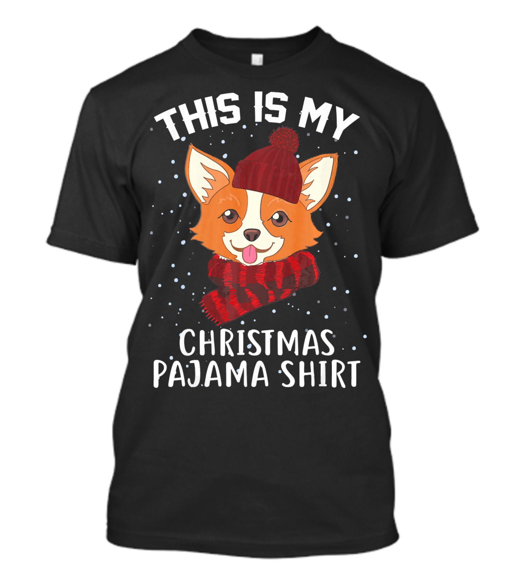 This Is My Christmas Pajama Shirt Corgi T-Shirt