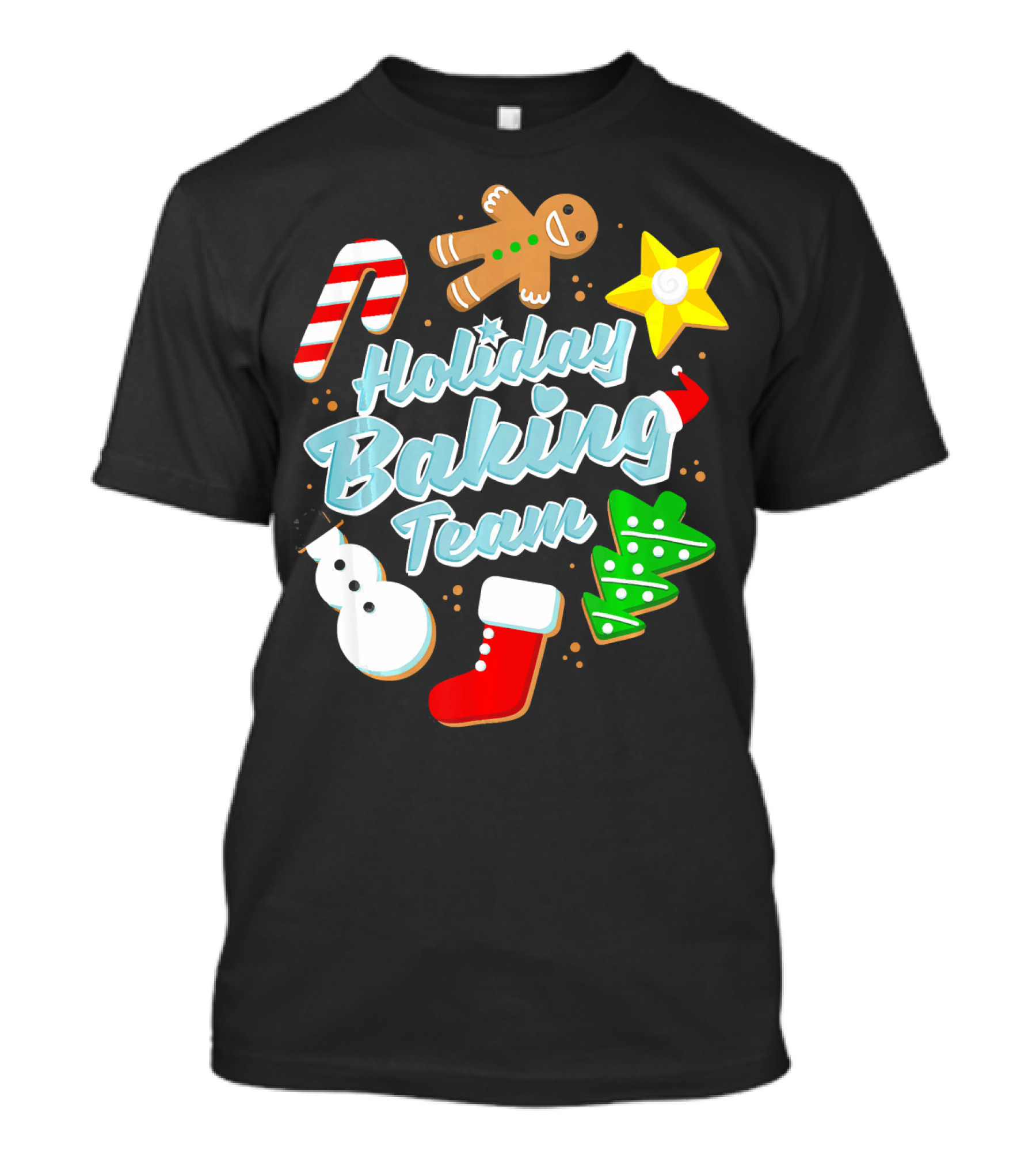 Holiday Baking Team Ugly Christmas Funny Baker T-Shirt