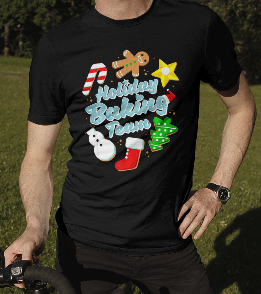 Holiday Baking Team Ugly Christmas Funny Baker T-Shirt