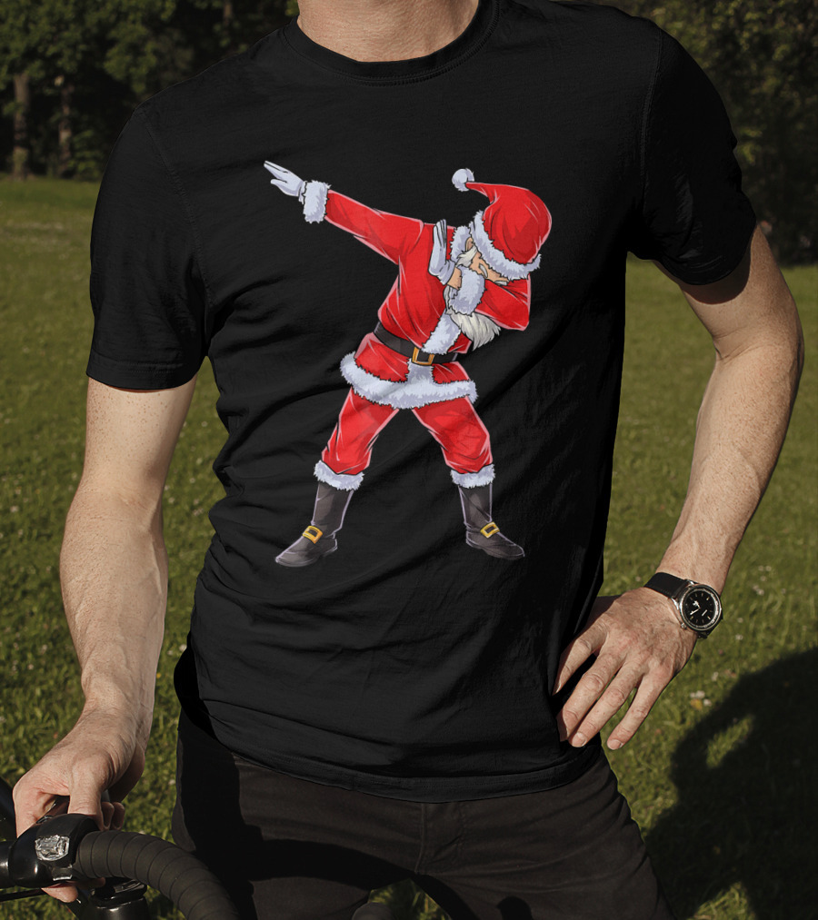 Dabbing Santa Christmas Dance Pose T-Shirt