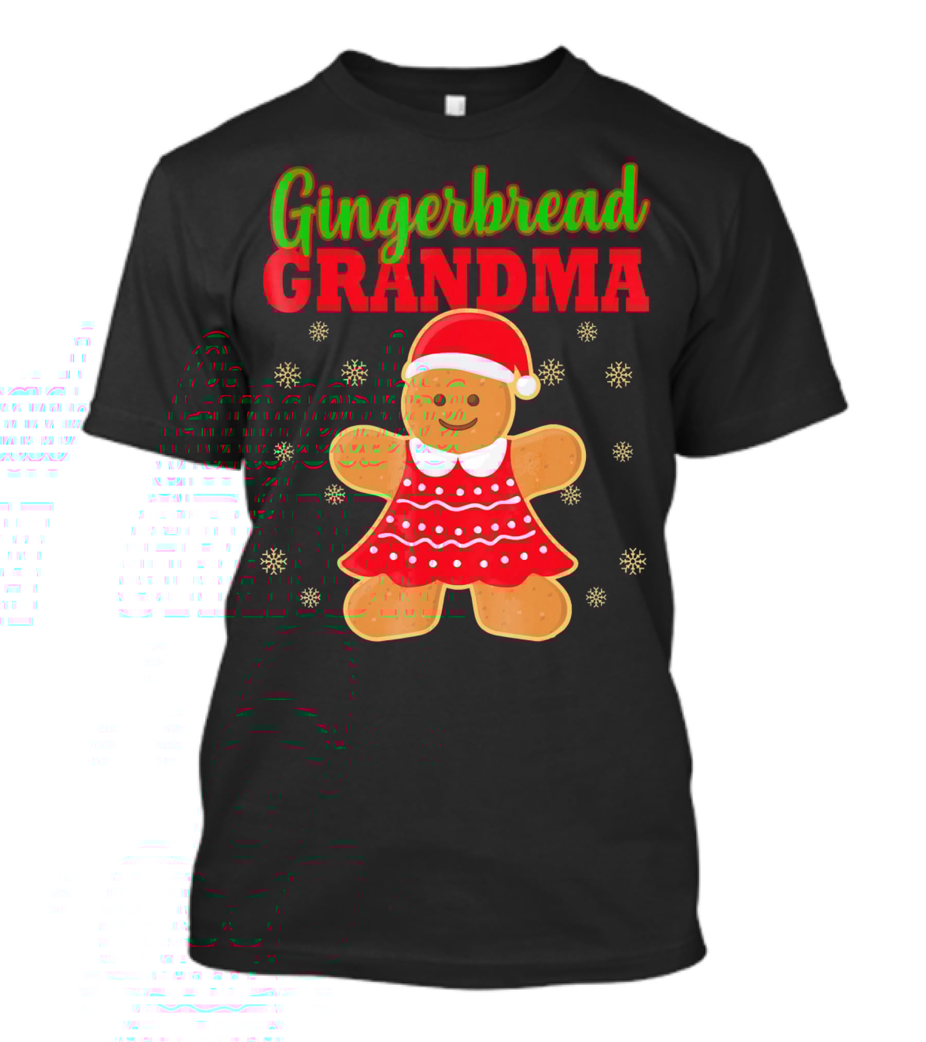 Gingerbread Grandma Matching Family Christmas Ginge T-Shirt