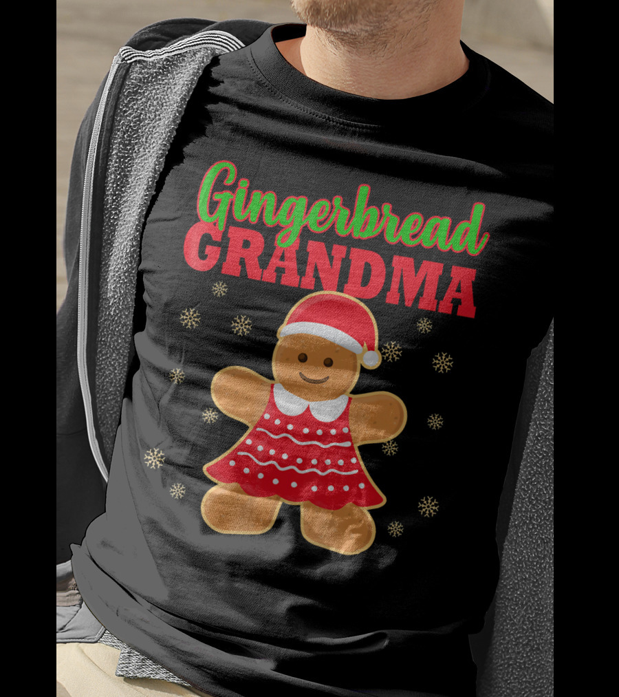 Gingerbread Grandma Matching Family Christmas Ginge T-Shirt