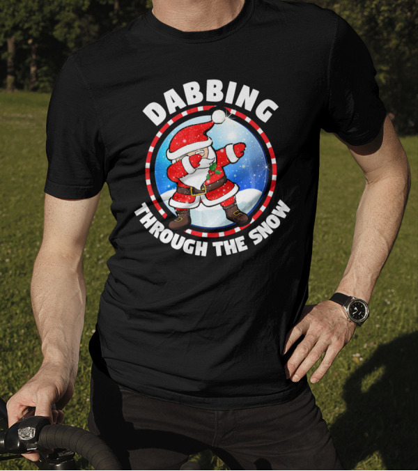 Dabbing Through The Snow Dab Santa T-Shirt