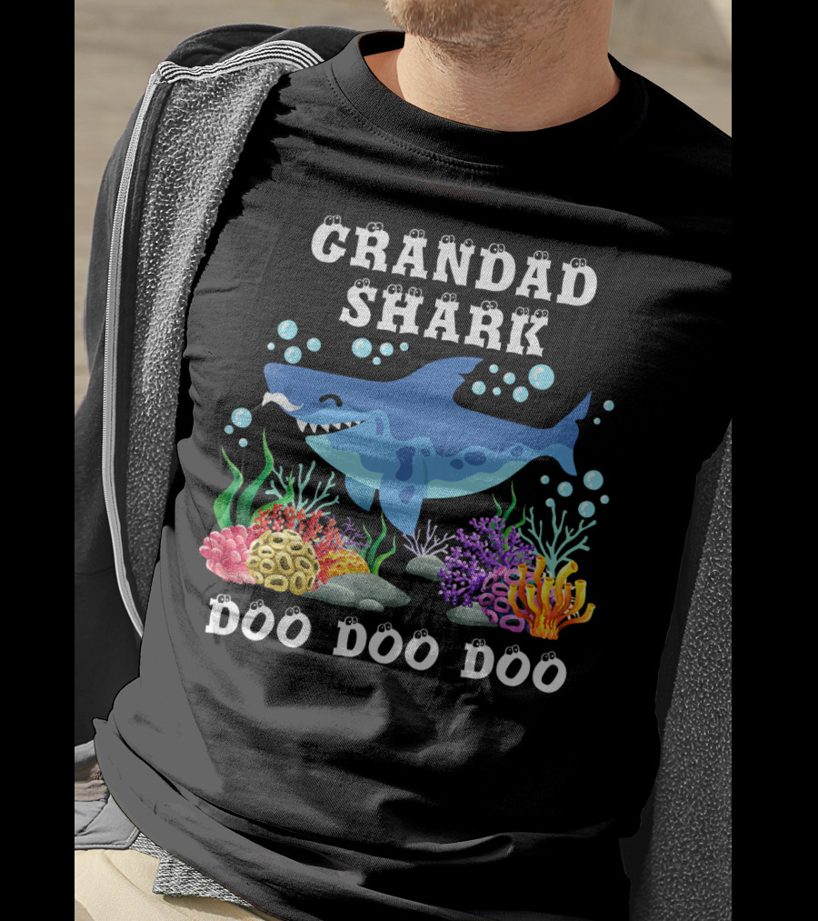 Grandad Shark Doo Doo Doo T-Shirt