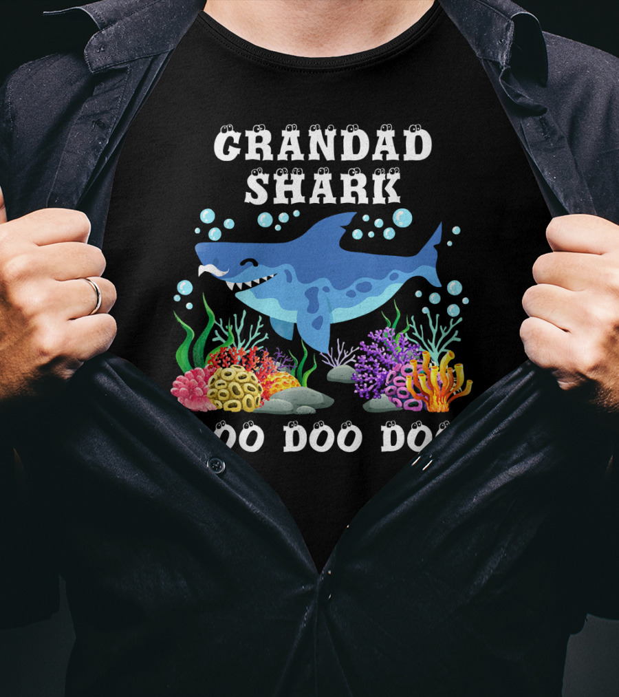 Grandad Shark Doo Doo Doo T-Shirt