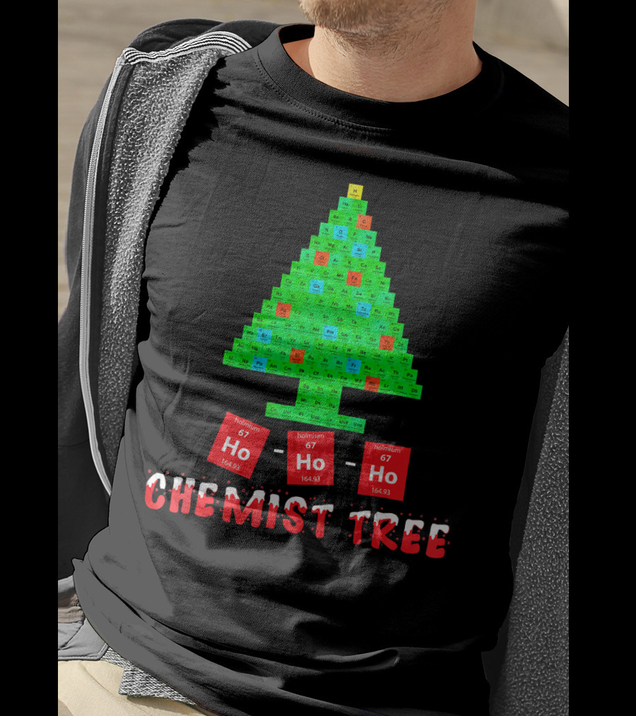 Chemist Tree Ho Ho Ho Unique Chemistry T-Shirt