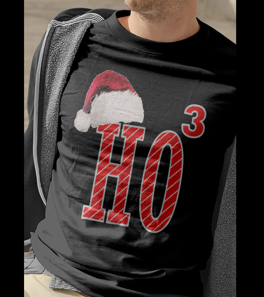 Ugly Christmas Santa Hat Ho Ho³ T-Shirt