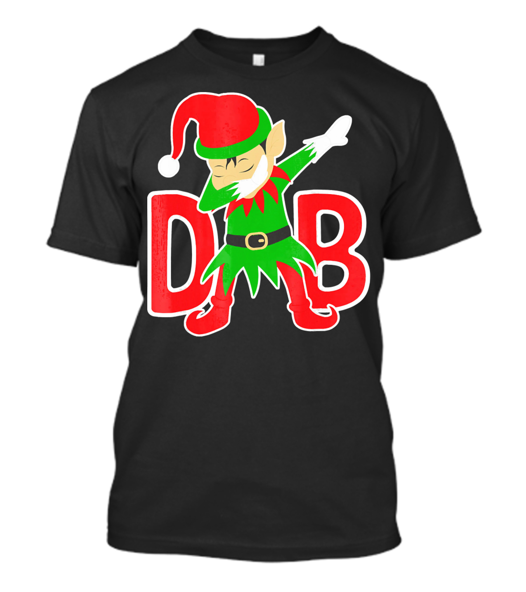 Dabbing Christmas Elf Cute Christmas Holidays T-Shirt