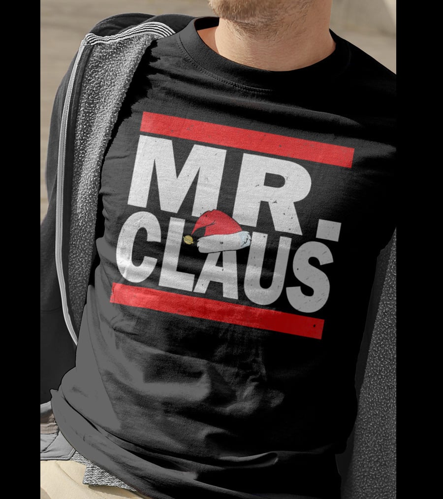 MR CLAUS Christmas Santa Hat T-Shirt