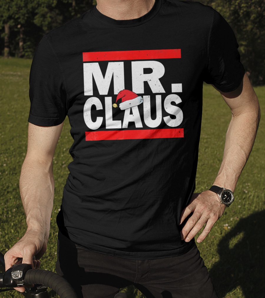 MR CLAUS Christmas Santa Hat T-Shirt
