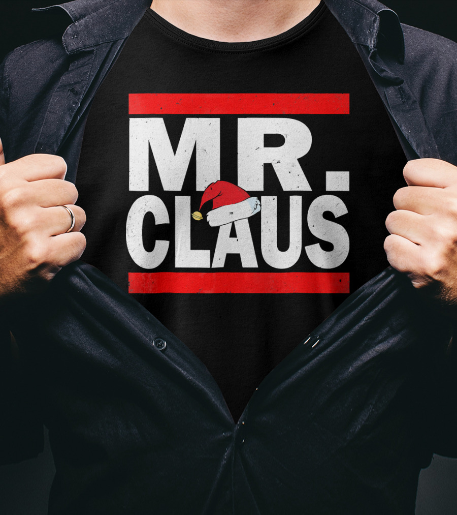 MR CLAUS Christmas Santa Hat T-Shirt