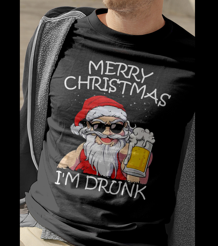 Merry Christmas Santa I'm Drunk T-Shirt