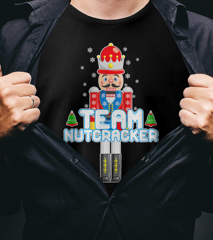 Team Nutcracker Snowflake Bells T-Shirt