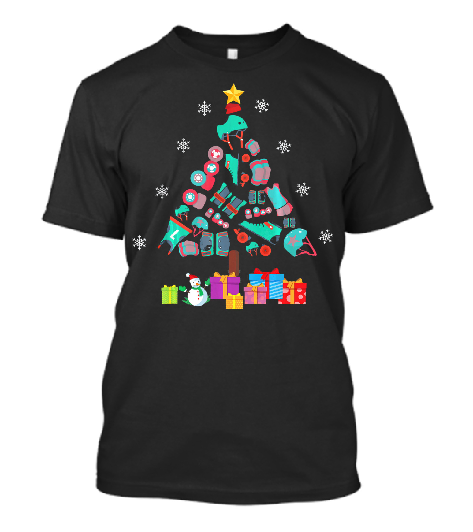 Christmas Tree Roller Derby Gear T-Shirt