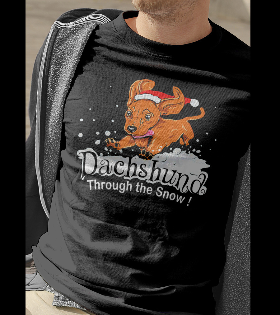 Dachshund Through The Snow T-Shirt