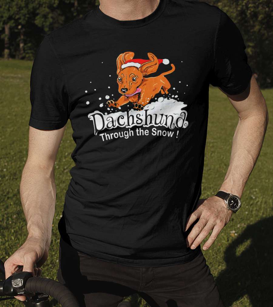Dachshund Through The Snow T-Shirt