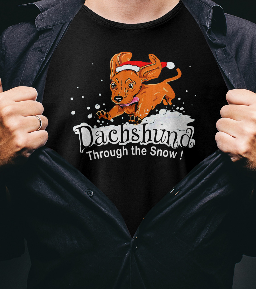 Dachshund Through The Snow T-Shirt