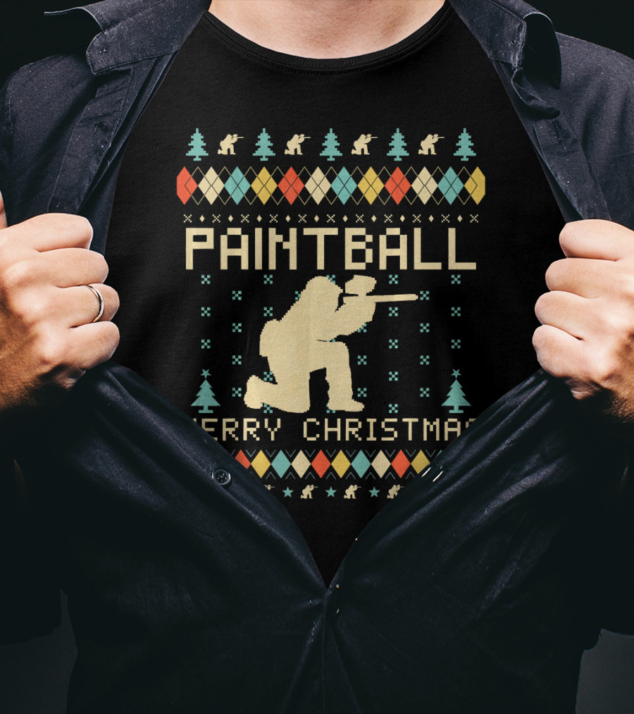 PAINTBALL MERRY CHRISTMAS T-Shirt