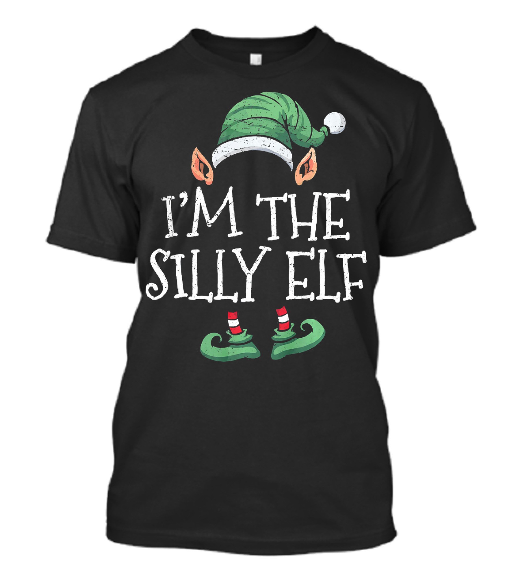 I'm The Silly Elf Matching Family Group Christmas T-Shirt