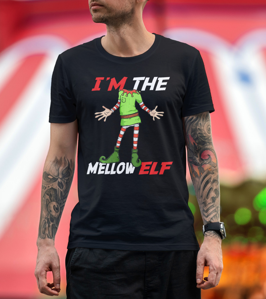 I'm the Mellow Elf Christmas Family Group T-Shirt