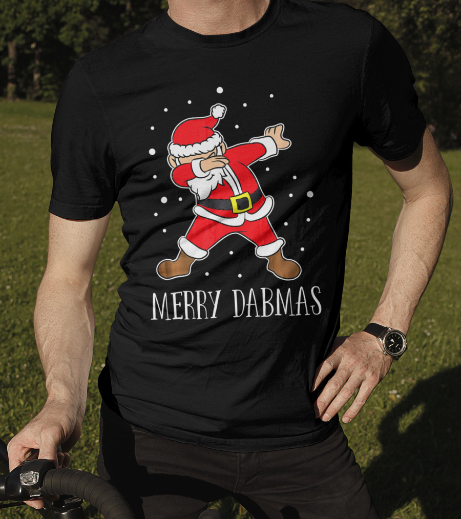 Merry Dabmas Funny Dabbing Christmas Santa T-Shirt