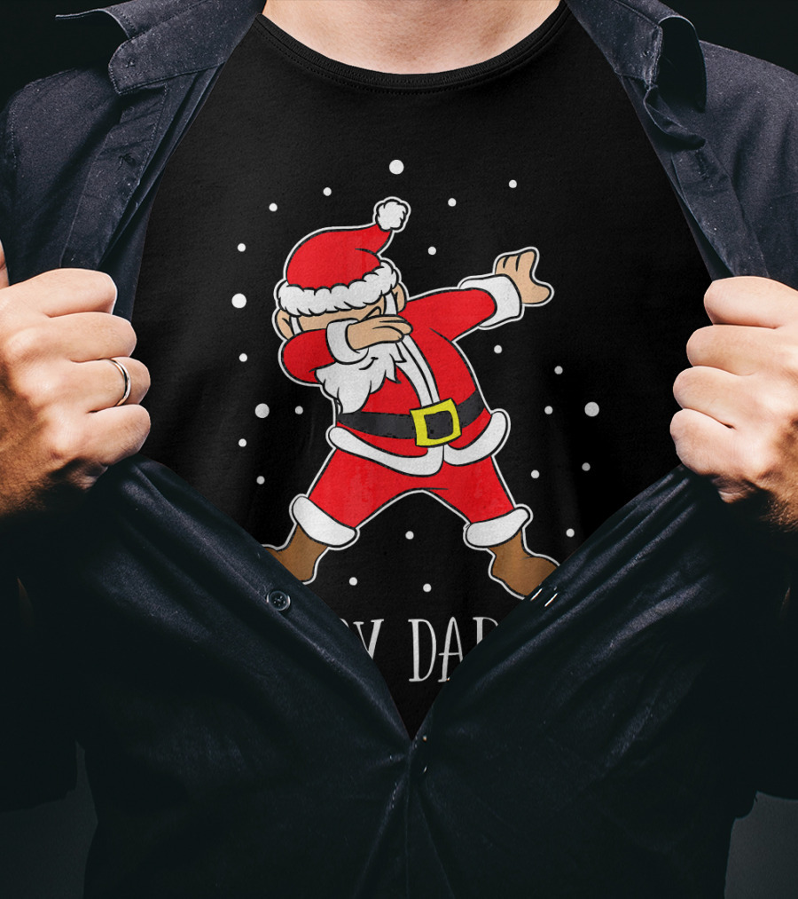 Merry Dabmas Funny Dabbing Christmas Santa T-Shirt