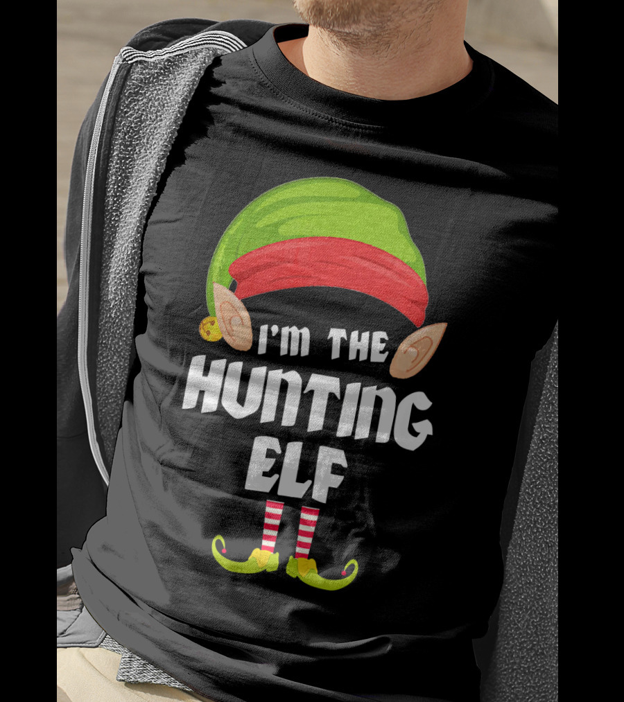 I'm The Funny Hunting Elf Matching Family Group T-Shirt