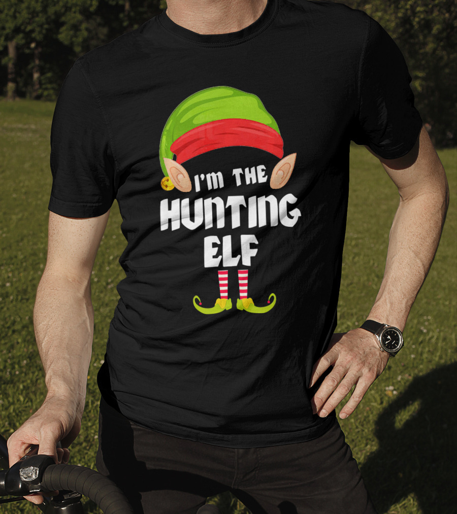 I'm The Funny Hunting Elf Matching Family Group T-Shirt