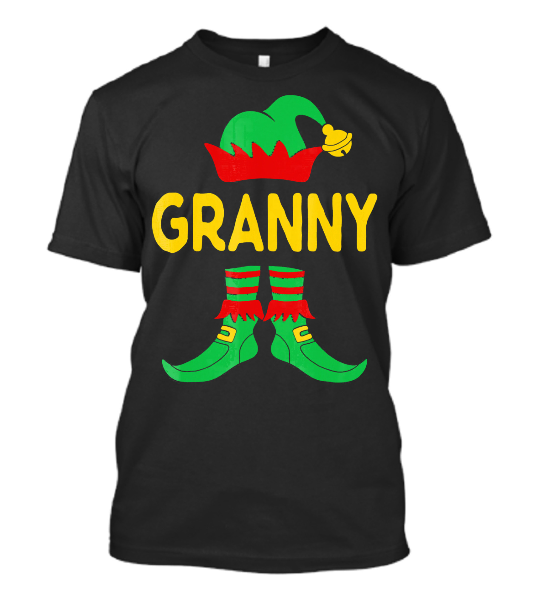 Granny Elf Christmas Family Matching T-Shirt
