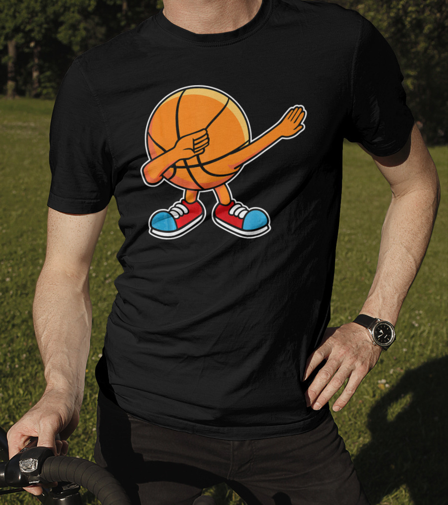 Dabbing Basketball Character With Sneakers T-Shirt