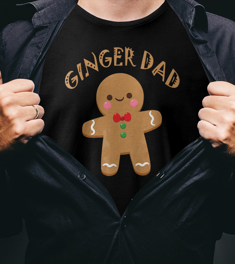 Ginger Dad Gingerbread Family T-Shirt