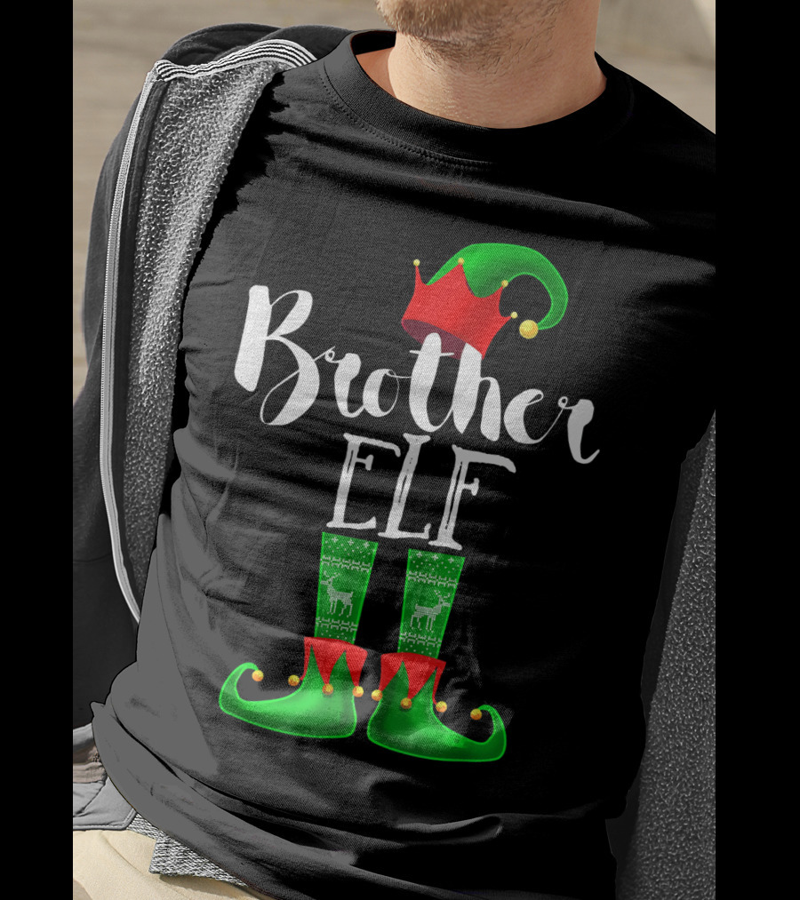 Brother Elf Matching Family Christmas T-Shirt