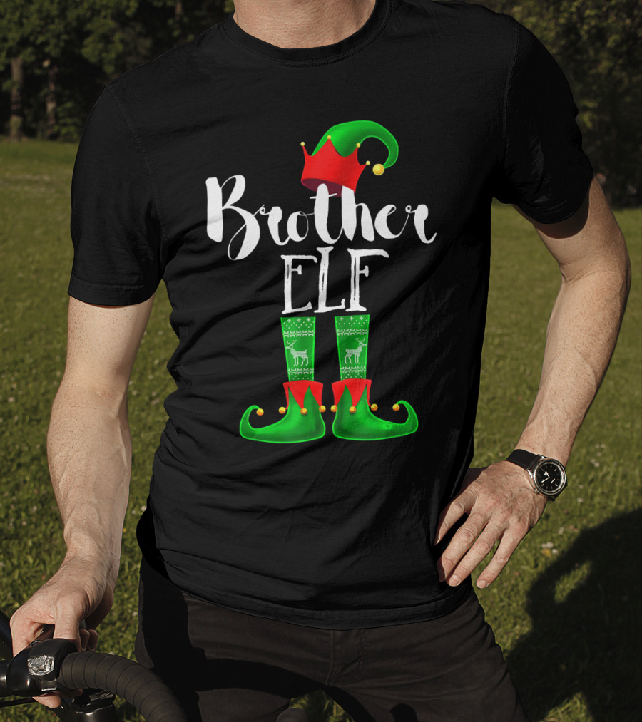 Brother Elf Matching Family Christmas T-Shirt