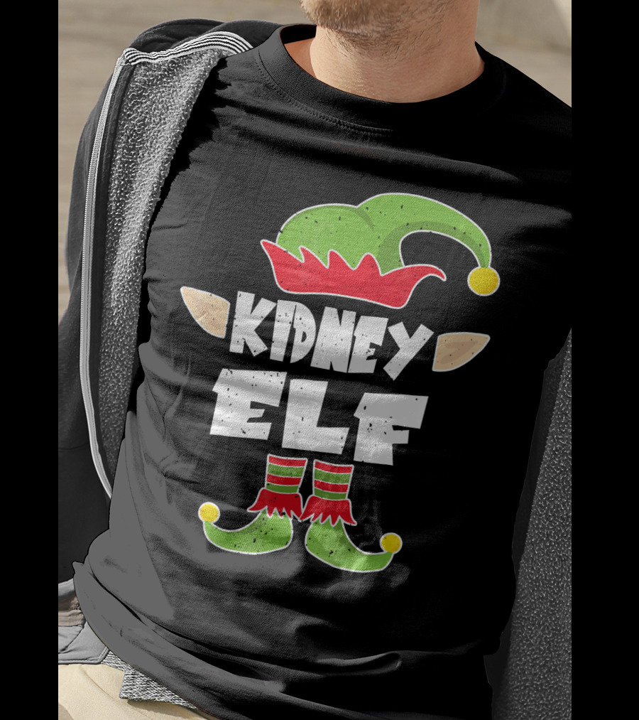 Kidney Elf Squad Nephrology Festive T-Shirt