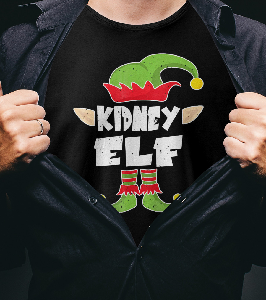 Kidney Elf Squad Nephrology Festive T-Shirt